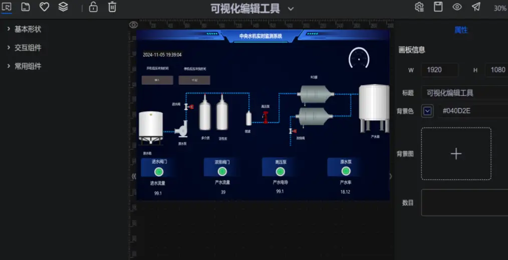 可视化大屏自定义